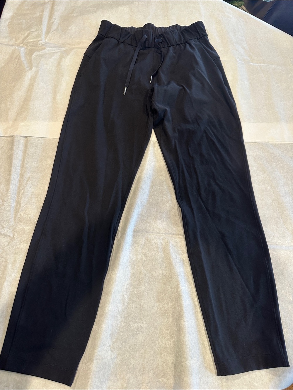 lululemon athletica Black Drawstring On the Fly Pants